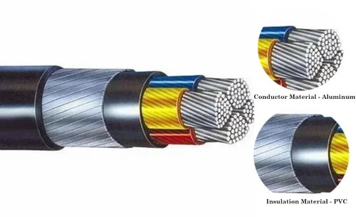 4 Core Aluminum Armoured Cable
